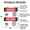 Signmission Pesticide Storage Hazardous Bilingual Danger Sign, Aluminum, 18in W x 24in L, 2PK OS-2PACK-DS-A-1824-VS-1527 - alternate 5